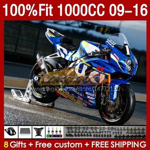 حقن القالب معرض لسوزوكي GSXR 1000 CC GSXR-1000 K9 151NO.208 GSXR1000 2009 2010 2011 2012 2014 2015 2015 1000CC 09 10 11 12 13 14 15 16 Fairing Blue Stock BLK