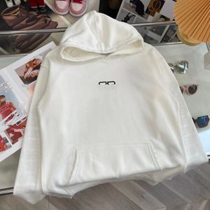 Tasarımcı Top Versiyon Hoodie El Yapımı BAL2022 Sonbahar ve Kış Yeni İşlemeli Kilit Logosu Aynı Stil Kapşonlu Sweater