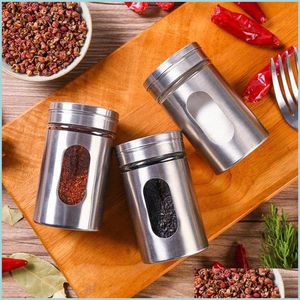 Herb Spice Tools Kitchen Tools Tootick Cup Spice Pepper Jar Bottle Storage Seasoning Dispenser Container Shaker Dh203 Homeindustry Dhlgw