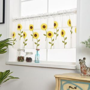 Vorhang Blätter Tüll Tür Fenster Drapieren Panel Transparenter Schal Volants Voiles Behandlungen Voile Einfachheit