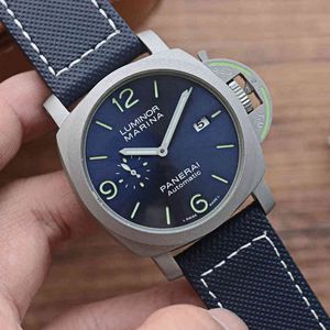 Luxury Watch Watches for Mens Mechanical Wristwatch Carbon Fiber Composite Material of Lumino Series Designer Watchpaner 6ek8
