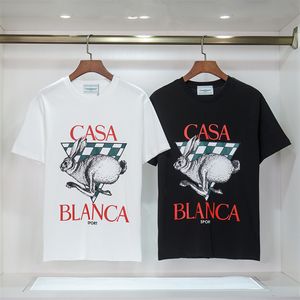 Летние мужские женщины -дизайнеры T Рубашки свободные футболки модные бренд Casablanc Tops Man Casual Vlones Рубашка роскошная одежда Шорты Шорты рукав