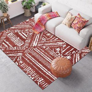 Carpets National Style Rectangle Decor Carpet For Living Room Bedroom Anti-Slip Floor Mat Kitchen Area Rugs Kids Play Game Tapete