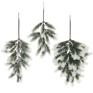 Faux Floral Greenery Artificial Plastic Plants Christmas Garland Pine Rattan Hanging Wall Vine New Year Party Garden Wedding Room Home Diy Decor J220906