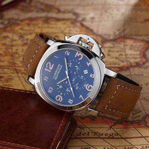 رجال الساعات ، حزام جلدي للأزياء متعددة الوظائف H5QJ Wristwatches Style