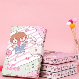 Notepads Hand Ledger Girl Hear Cute Japanese Notebook Stationery Thickened Simple Student Notepad Card Girl Study Stationery 220914