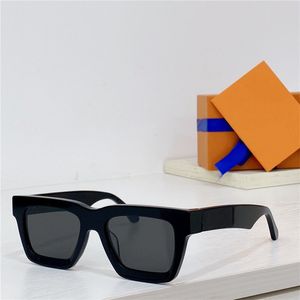 Novos óculos de sol de design de moda Z1556E Placa quadrada estilo de quadro estilo simples e versátil Verão UV400 Proteção Eyewear