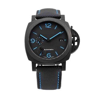 Peijia M01661 Orologio sportivo da uomo in fibra di carbonio, quadrante ampio, luminoso, impermeabile, meccanico completamente automatico