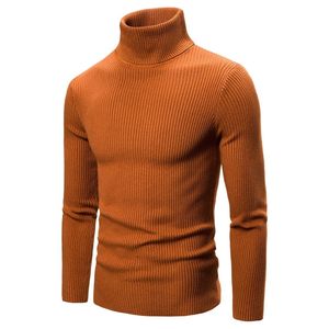 Mens Sweaters Autumn and Winter Mens Turtleneck Sweater Male Korean Version Casual Allmatch Knitted Sweater Men 220914