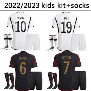 2022 Футбольные майки Германии Вернер Мюллер мальчики установили футбольная рубашка Sanea Khedira reus немецкая 22 23 Детский комплект носков.