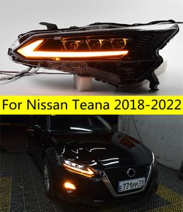 Farol todo led para nissan teana 20 18-2022 altima led luzes de sinalização drl feixe alto luz de circulação diurna