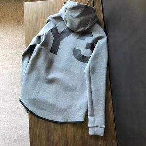 Y3 hoodie designer herrens topputrymme bomullsjacka avslappnad mode h￶st vinter tr￶ja par sport blixtl￥s cardigan 3xl