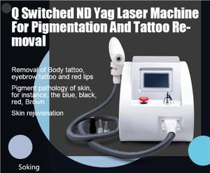 Q Switch ND YAG LASER 1064NM 532NM 1320NM PORTABLE Professional Freckle Borttagning Eyebrow Washing Beauty Equipment