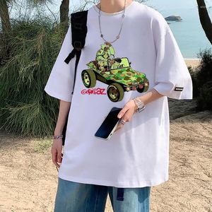 メンズ Tシャツゴリラズ Tシャツ女性/男性原宿韓国特大 Tシャツ綿ユニセックスカップル Tシャツ男性ストリート Tシャツ