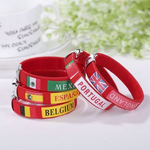 Akcesoria Bransoletka piłkarska Katar Puchar Świata Bracelets Bracelets Weave Football Pamitience