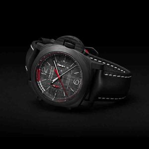 High Quality Watch Designer Penaheimino Series Carbon Fiber Mechanical Flying Counter Chronograph Mens Luxury E8w6