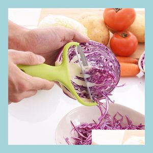 Fruit Vegetable Tools Wide Mtifunctional Cabbage Grater Potato Peeler Kitchen Gadgets Accessories Tools Vegetable Slicer Salad Cutte Dhk92