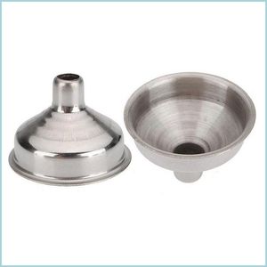 Other Kitchen Tools 35X25Mm Stainless Steel Funnel For All Hip Flasks Kitchen Tools Small Funnels Drop Delivery 2021 Home Garden Kitc Dh3Lb
