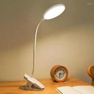 Tischlampen, USB-Lampe, Schlafzimmer, Augenschutz, aufsteckbarer Schreibtisch, wiederaufladbar, biegbar, flexibel, LED-Leselicht