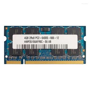 800MHz Laptop RAM Soğutma Yeleği PC2 6400S SODIMM 2RX8 AMD Bellek için 200 Pin