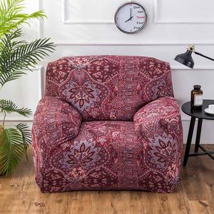 Chair Covers Red Slipcovers Sofa Cover All-inclusive Slip-Resistant Sectional For Living Room Elastic Couch 1/2/3/4 Seater