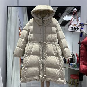 Womens Down Parkas Women Women Long Down Jacket Casual Style Autumn Winter Duck White Down Coats e Parkas Feminino Outwear 220914