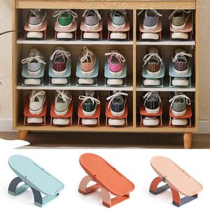 Clothing Storage Adjustable Shoe Holder Double-layer Dormitory Household Slippers Rack Space-saving Cabinet Stand