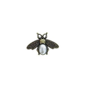 Broche abeille Vintage, rétro, perle, insectes, abeilles, costume, épingle à revers, accessoires bijoux à la mode