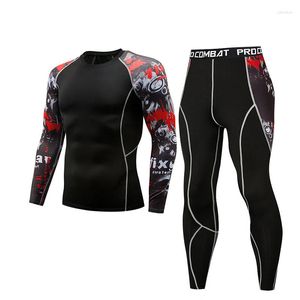 Agasalhos Masculinos Conjunto de Roupas Interiores Quentes de Inverno Camiseta Leggings Jaqueta de Couro Manga Longa Elástica Lã John