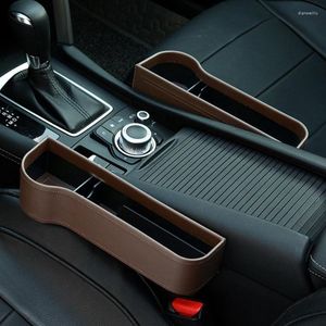 Car Organizer Auto Seat Slit Pocket Napkin Snacks Phone Storage Box Sundries 2022