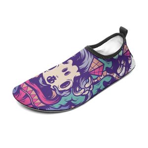 Uomo Nuoto Immersioni Scarpe personalizzate Scarpe da ginnastica Creek con suola morbida Pelle a piedi nudi Snorkeling Wading Fitness Uomo Donna Scarpe da ginnastica-Le immagini personalizzate sono disponibili