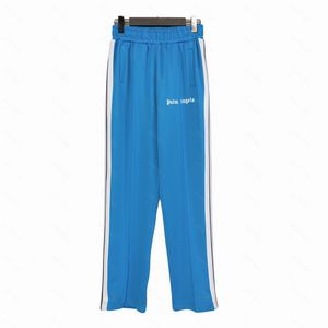 Palms Angels Pants 22ss litery w paski boczny zamek błyskawiczny retro kampus mężczyźni kobiety sportowe 4109 25 25