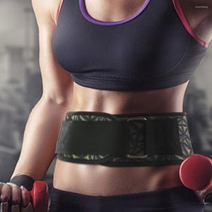 Waist Support Lumbar Brace Strong Strap Compression Fasten Tape Ergonomic Design Geometric Print Protection With Support-plates