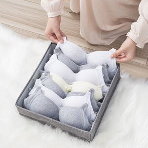 24 Grid Drawer organizers for Sock Foldable Bra Underwear Storage box Closet Leggings Sock organizer Drawers Dividers by sea