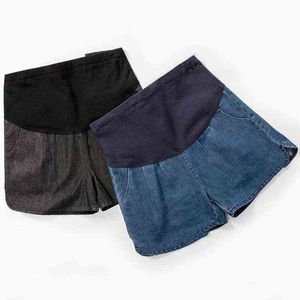 Sono Sleep Maternity Grettin Mulheres Denim Shorts Sum J220823