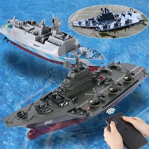 ElectricRC Boats Rc Bath Toys for Boys Kids 2 To 3 4 5 6 7 8 Years Old Children Gift Remote Control Ship Aircraft Frigate Speedboat 220914