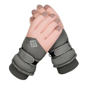 Touchscreen-Handschuhe für Damen und Herren, Outdoor, winddicht, wasserdicht, Fahren, Laufen, Winter, warmer Handschuh