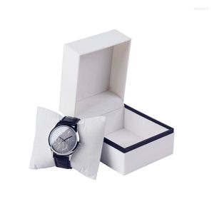 Watch Boxes 1 Grid High Quality White Box Factory Wholesale Paper Packing Display Jewelry Gift Case