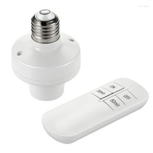 Portalampade 1 set E26 E27 Portalampada per telecomando wireless Alta qualità 15M Interruttore ON / off Gamma di prese Dispositivo intelligente per lampadina a LED