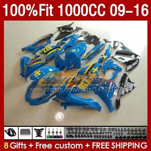 Suzuki GSXR1000 용 OEM Blue Stock Blk FaiRings GSXR 1000 CC 2009 2012 2012 2012 2012 2012 2012 2012 2013 14 15 16 151NO.132 1000CC K9 GSXR-1000 09 10 11 12 13 2014 2015 2016 주사 페어링