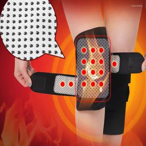 Joelheiras joelheiras terapia de aquecimento infravermelho Auto-joelheira Auto-aquecimento de alta qualidade Proteção de esportes magnéticos turmalinos