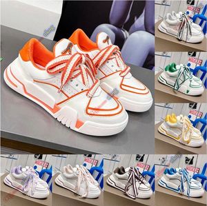 Parmodeller Sneakers The Last Redemptiom Casual Shoes Mens Woems Vintage Shoes White and Colorful Top Stitching Design Breattable Cool Cowhide Designer Trainers