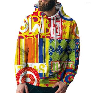 Kaykay Tahtası Tasarımı toptan satış-Erkek Hoodies Sonbahar D Eğlenceli Marka Tasarımı Renkli Elemanlar Mektup Kapüşonlu Moda Erkek ve Kadın Spor Sokağı Giyim Kaykay