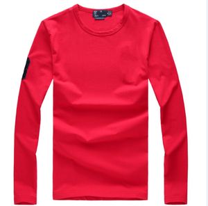 Wholesale package mail 2186 pieces of new polos shirts in autumn and winter Europe and America men's long sleeved casual cotton large fashion sweater sweaters s-2XL