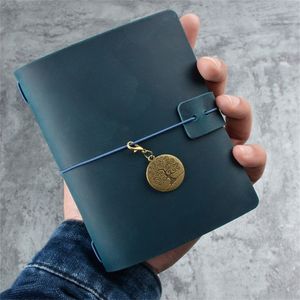 Блокноты Travel Notebook Retro Leather Journal Diy ручной работы с винтажным планировщиком.