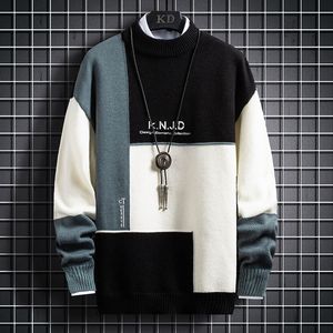 Men s Sweaters Men S Black Long Sleeves Autumn Winter Pullover Knitted O Neck Plus OverSize 5XL 220913