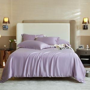 Bedding Sets Natural Luxury Silk Beauty Home Bedroom Set With Cover Flat Sheet Bed For Adult Edredom