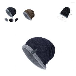 Berets Practical Beanies Hats Cosy Long Lasting Plush Velvet Slouchy Men Beanie Cap