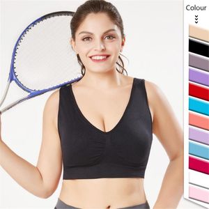 Bustiers Corsets Plus Tamanho 6xl Mulheres esportes Bra Fitness Crop sem costura MUJER PURCH UP BRAS FREE LINGERIE