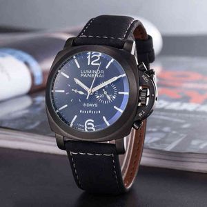 Original Watch Digital Dial Mechanical Movement Leather Strap Business Mens Wrist Q4hm